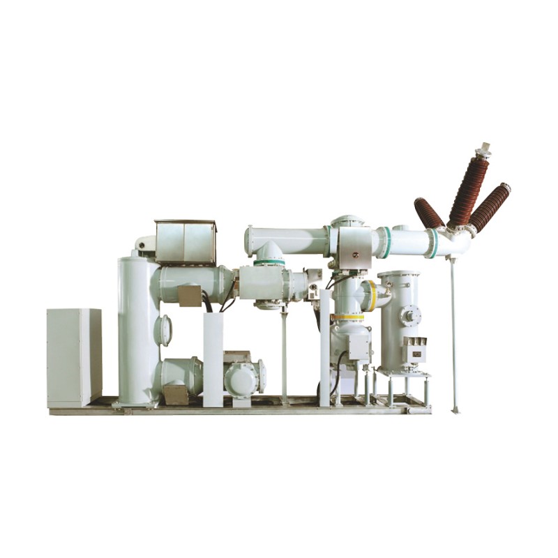 Painel de distribuição fechado de metal isolado a gás